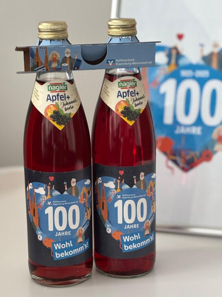 Apfel plus Johannisbeere - unser Jubiläumsschorle von der Privatkelterei Nagler